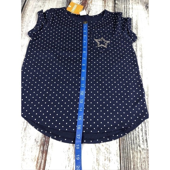 NWT Gymboree Blue Polka Dot Short Sleeve Tee Top Girls 8 - Picture 7 of 8